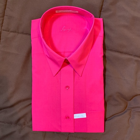 Foxcroft Tops - Foxcroft Button Front in Cabana Pink size 18 L/S